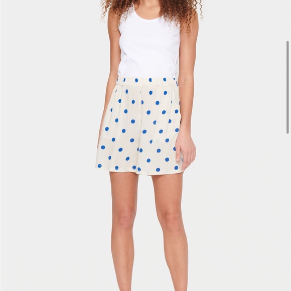 SAINT TROPEZ UDELIA SHORTS Ice Big Dots Size XS NWT - Picture 3 of 6